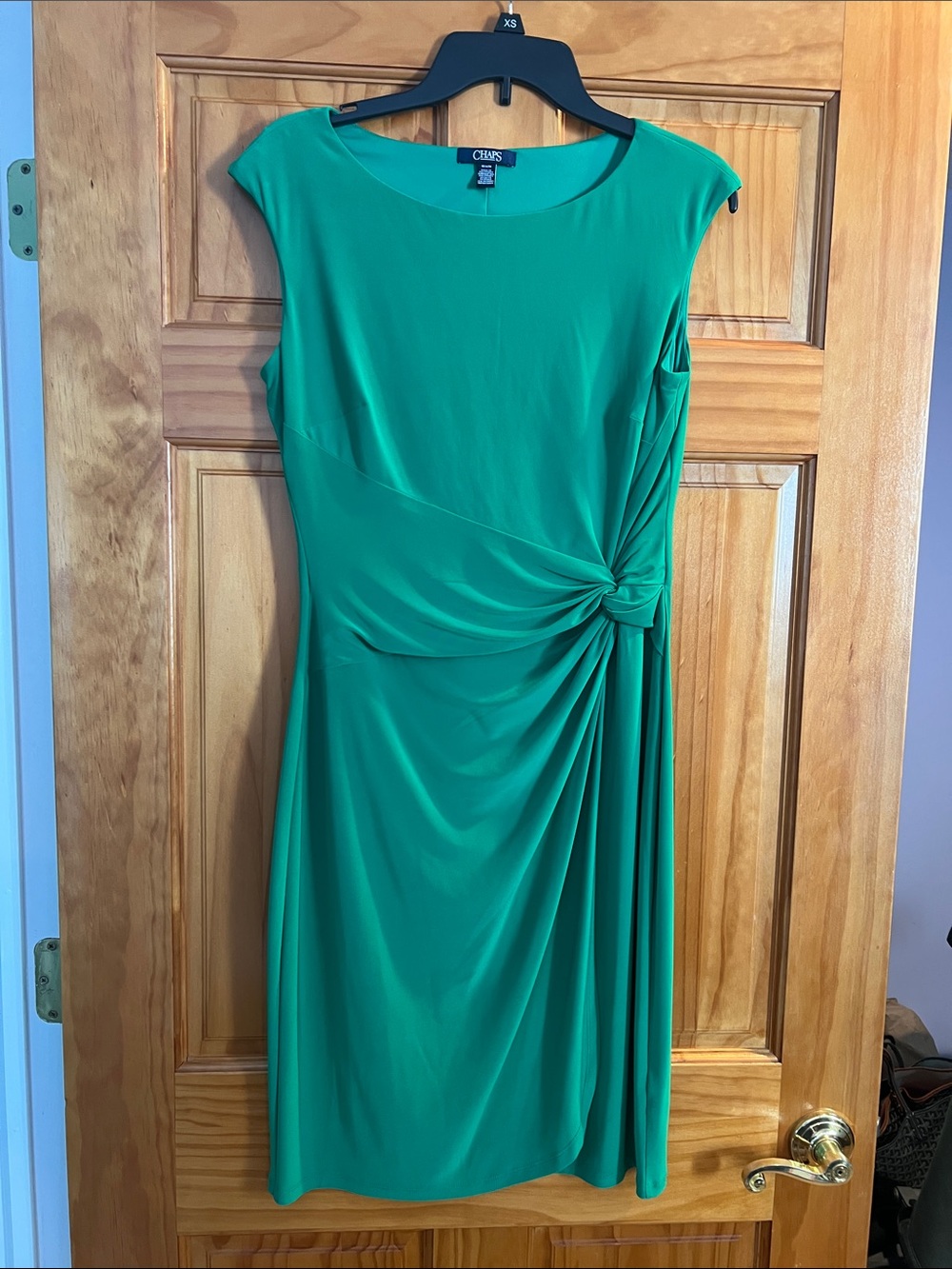 Chaps Twist Dress Green Medium